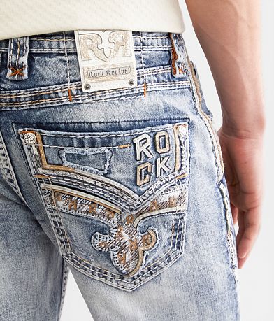 Rock Revival Jaron Straight Stretch Jean BACK_POCKET