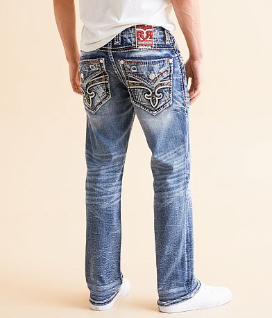 Rock Revival Andres Straight Stretch Jean back view