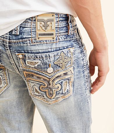Rock Revival Kareen Boot Stretch Jean back pocket view