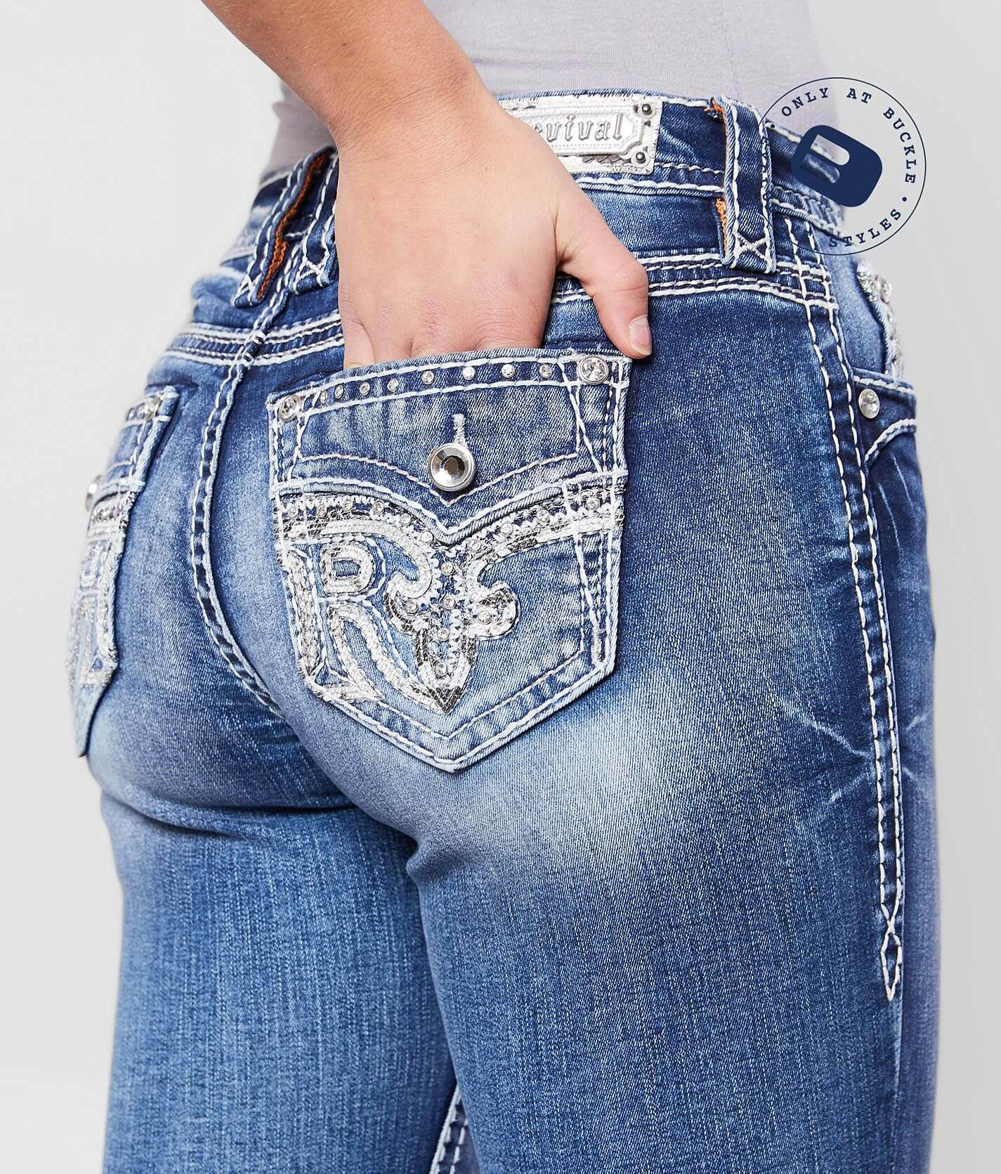 Rock revival jeans buckle on sale womens