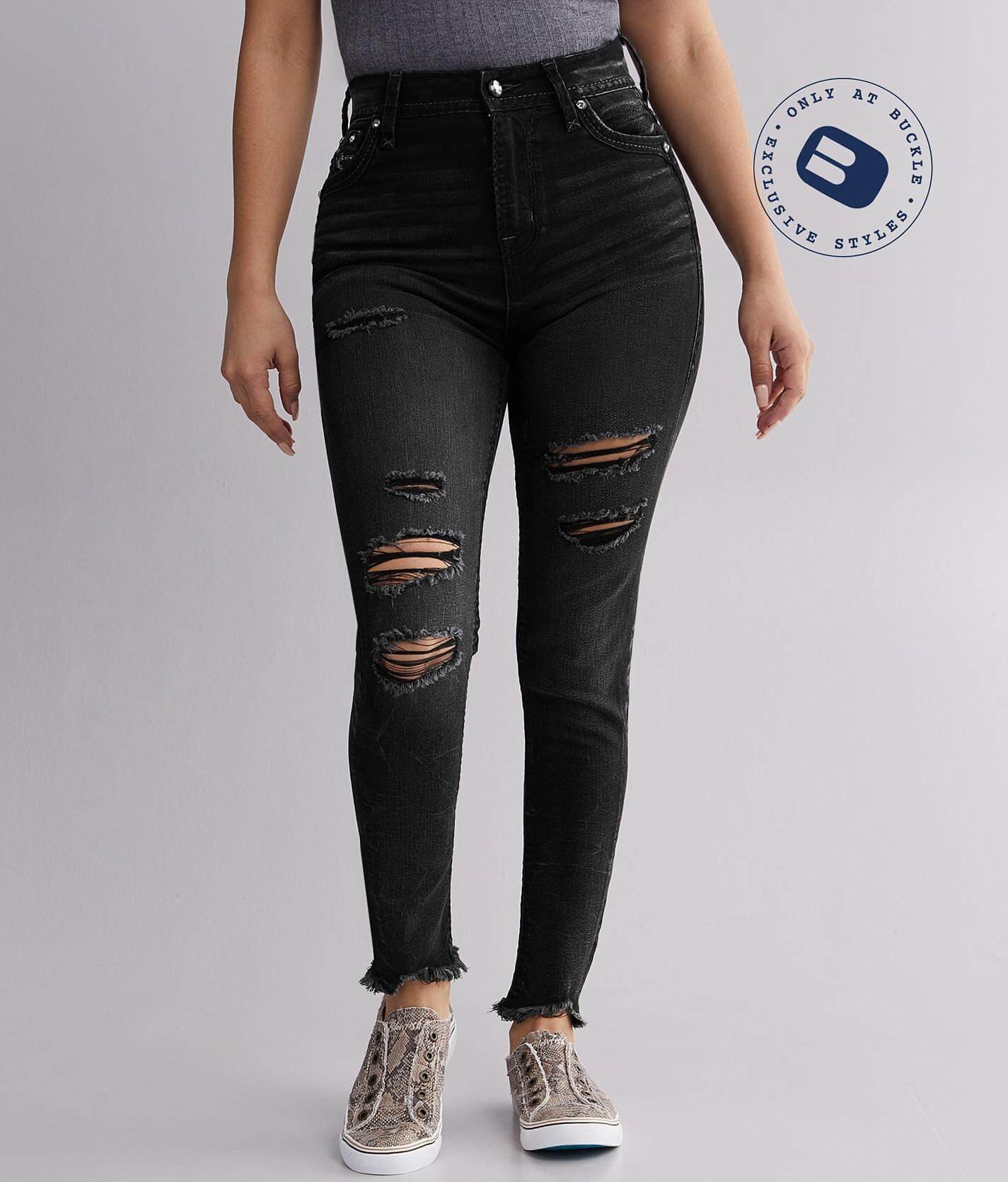 high waisted rock revival jeans