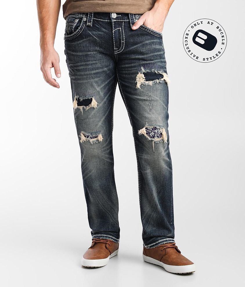 Rock Revival Crestmont Relaxed Taper Stretch Jean front view