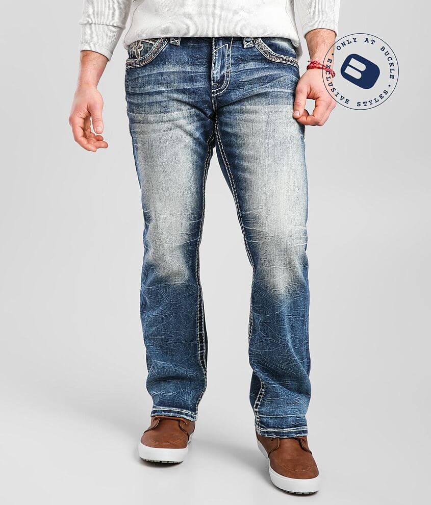 Rock Revival Rexford Relaxed Taper Stretch Jean - Men's Jeans in ...