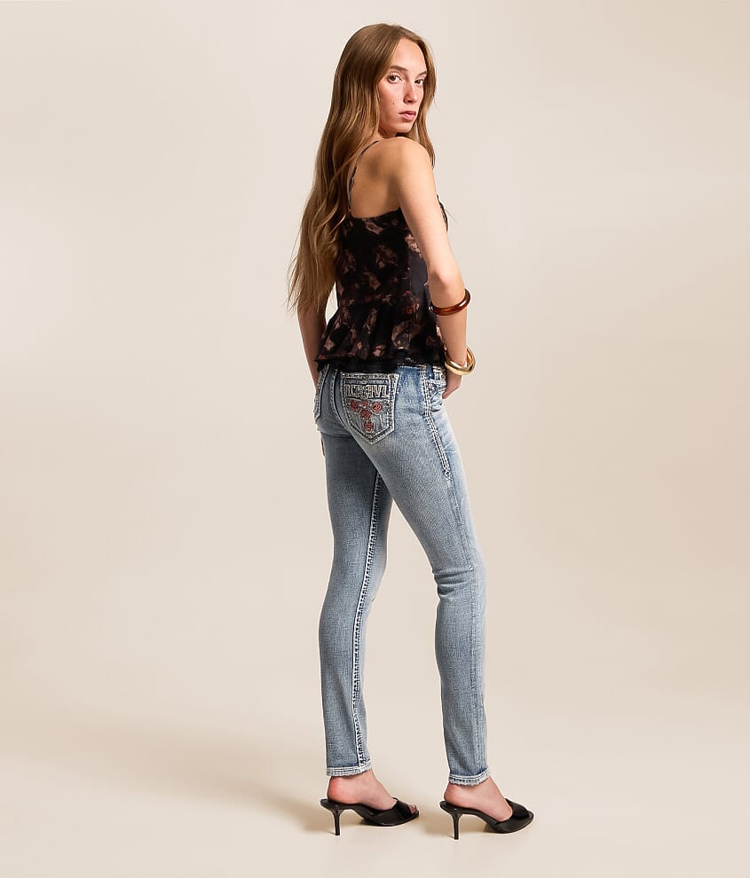 Rosa Mid-Rise Skinny Stretch Jean