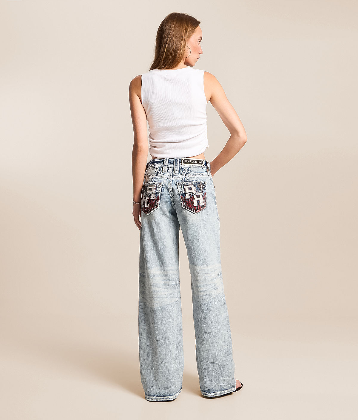 Rock Revival Cyra Baggy Stretch Jean — Cyra B2200 by Buckle