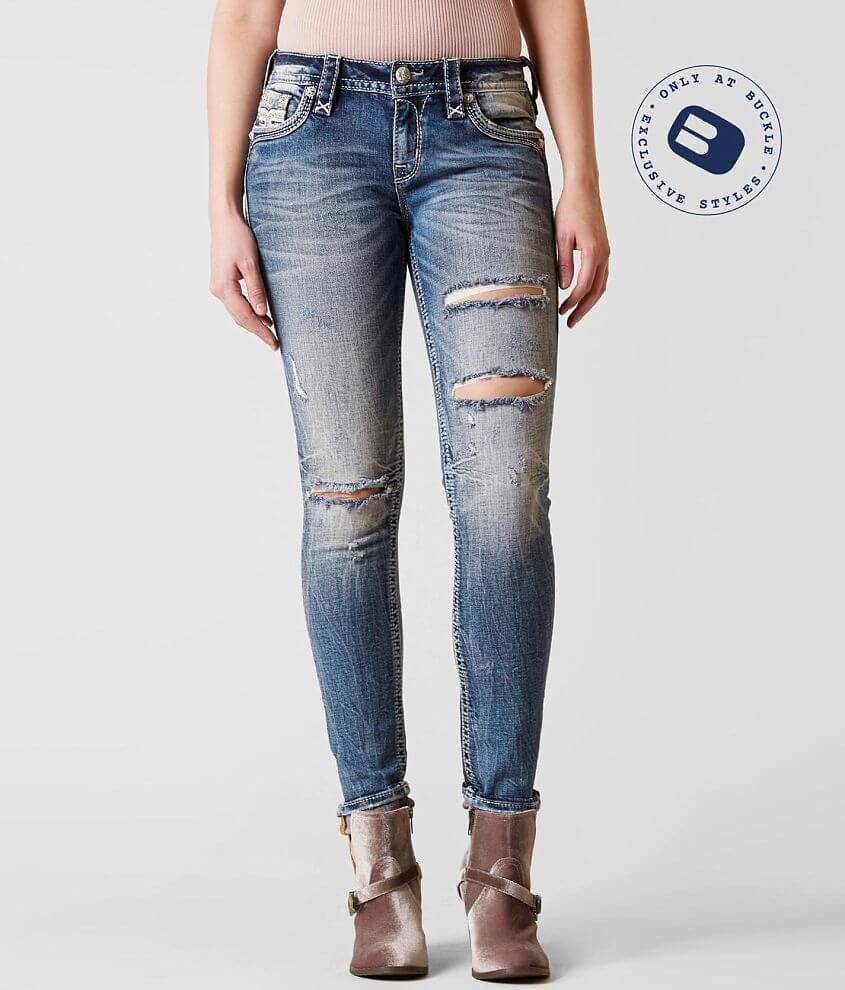 Rock Revival Yalen Mid-Rise Skinny Stretch Jean front view