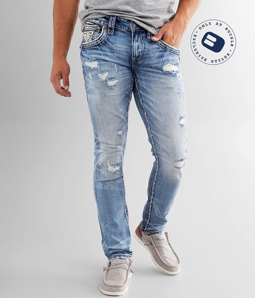 Rock Revival Jaser Slim Taper Stretch Jean - Men's Jeans in Jaser SA208 ...