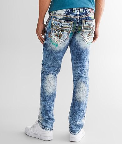 Rock Revival Jaser Slim Straight Stretch Jean - Men's Jeans in Jaser ...