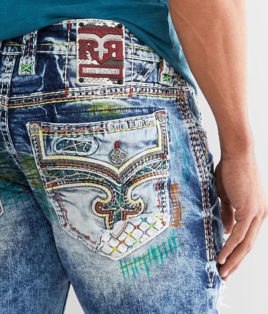 Rock Revival Jaser Slim Straight Stretch Jean - Men's Jeans in Jaser ...