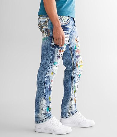 Rock Revival Jaser Slim Straight Stretch Jean - Men's Jeans in Jaser ...