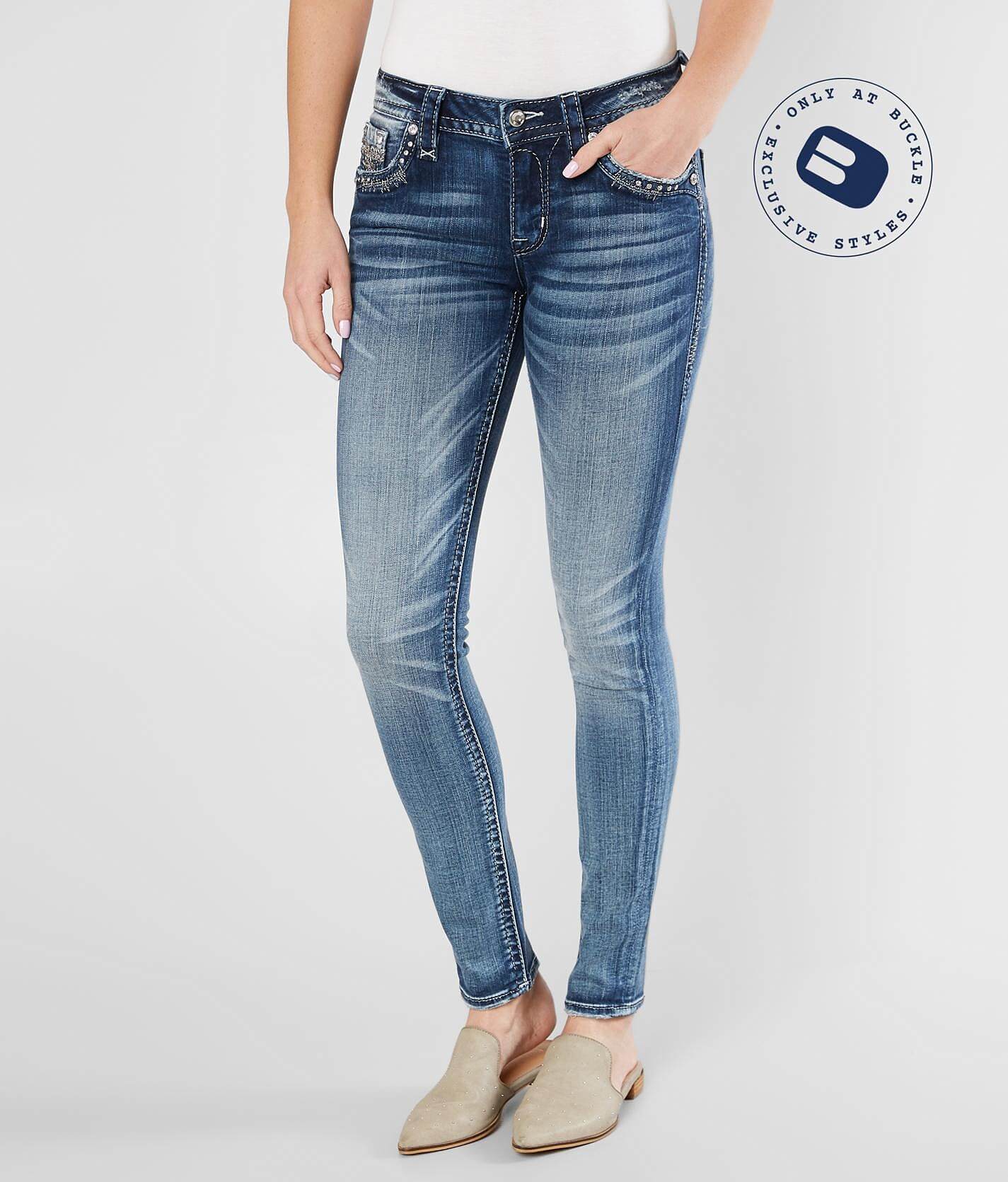 rock revival easy skinny jeans