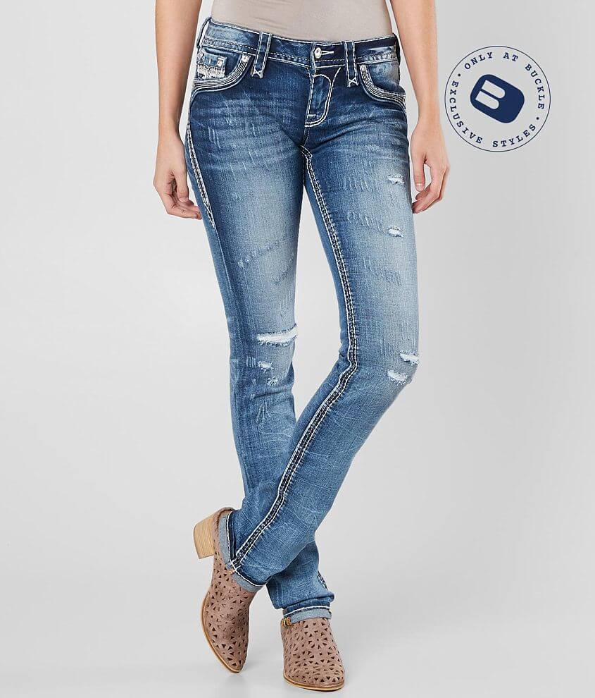Rock Revival Glade Straight Stretch Jean front view