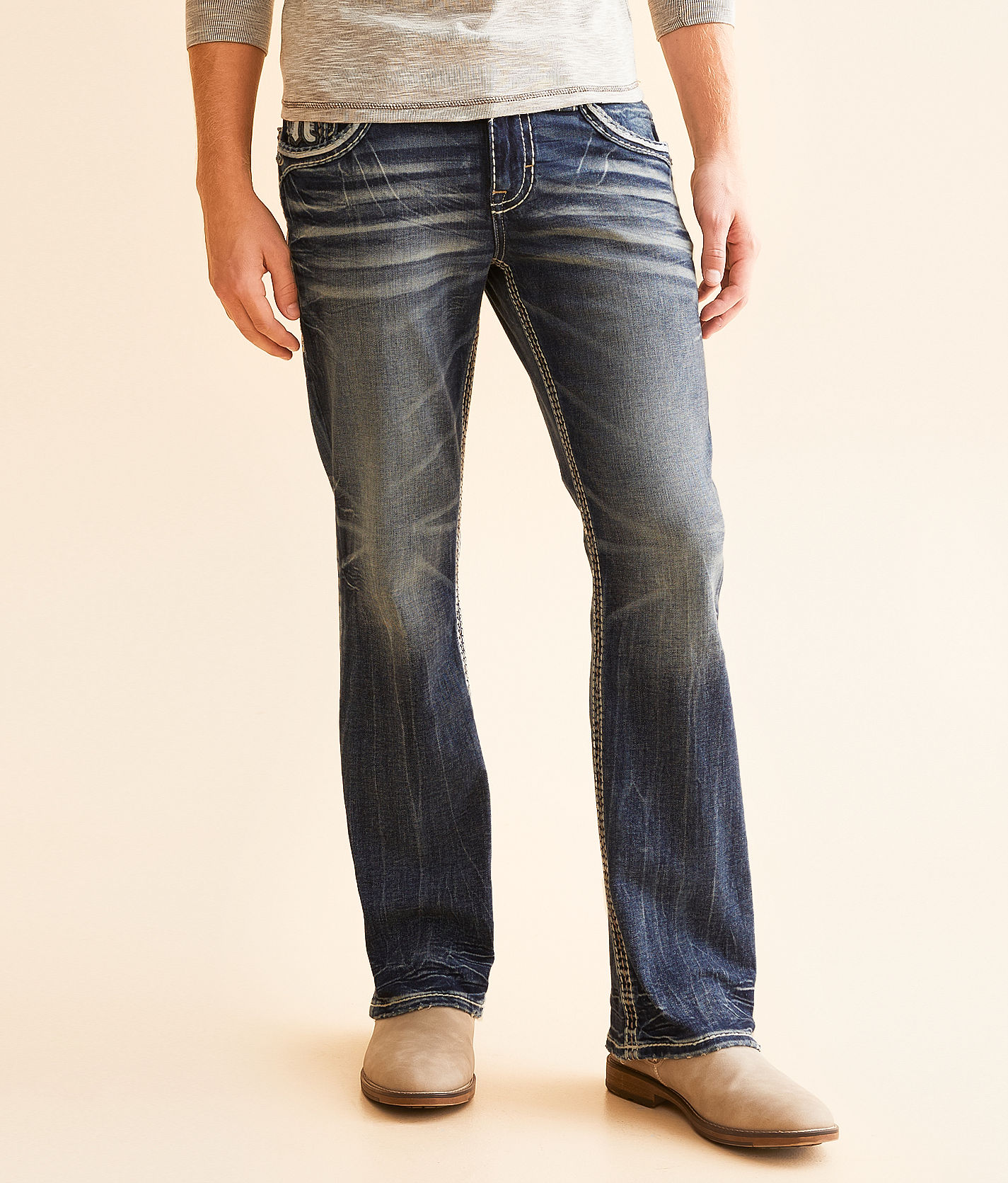 Rock Revival Ziggy Slim Boot Stretch Jean - Men's Jeans in