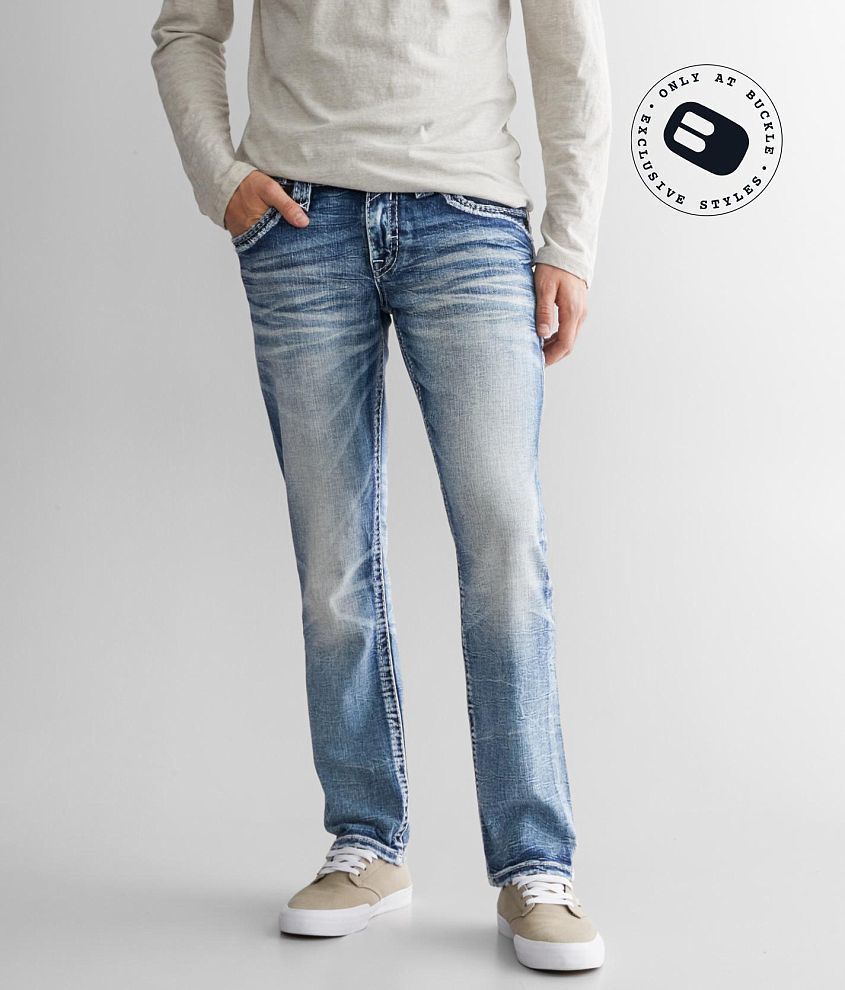 Stretch Slim Straight Jeans