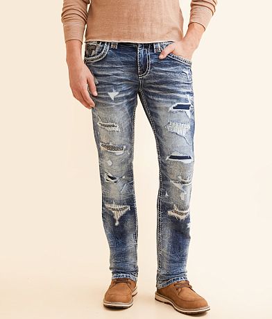 Rock Revival Peat Slim Straight Stretch Jean front view