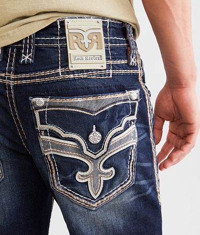 Rock Revival Gilean Boot Stretch Jean BACK_POCKET