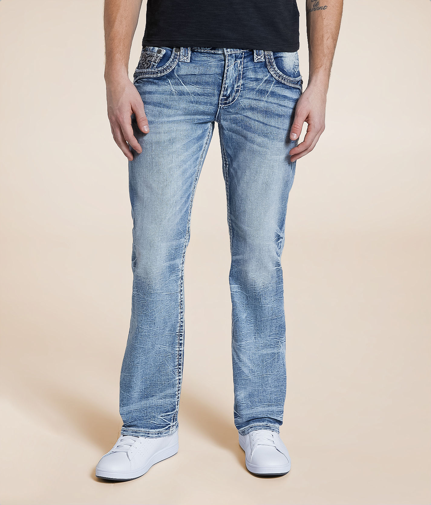 Rock Revival Darnell Slim Boot Stretch Jean - Men's Jeans in