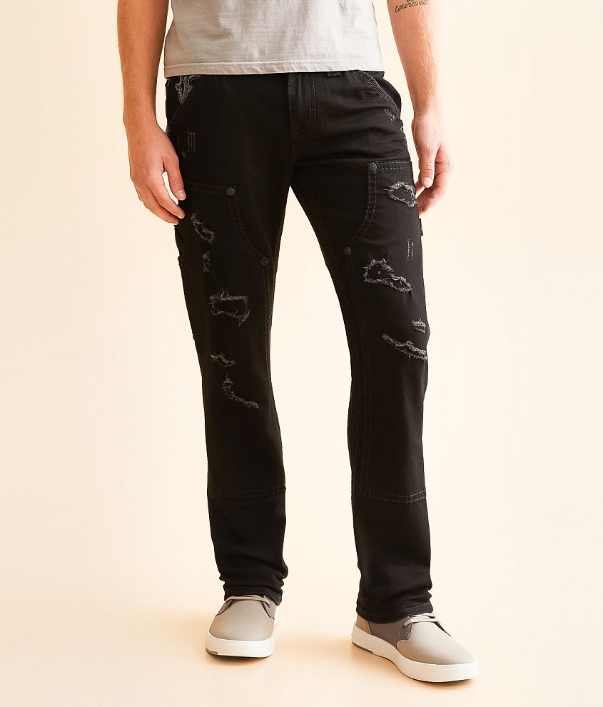 Rock Revival Kento Straight Cargo Stretch Jean front view