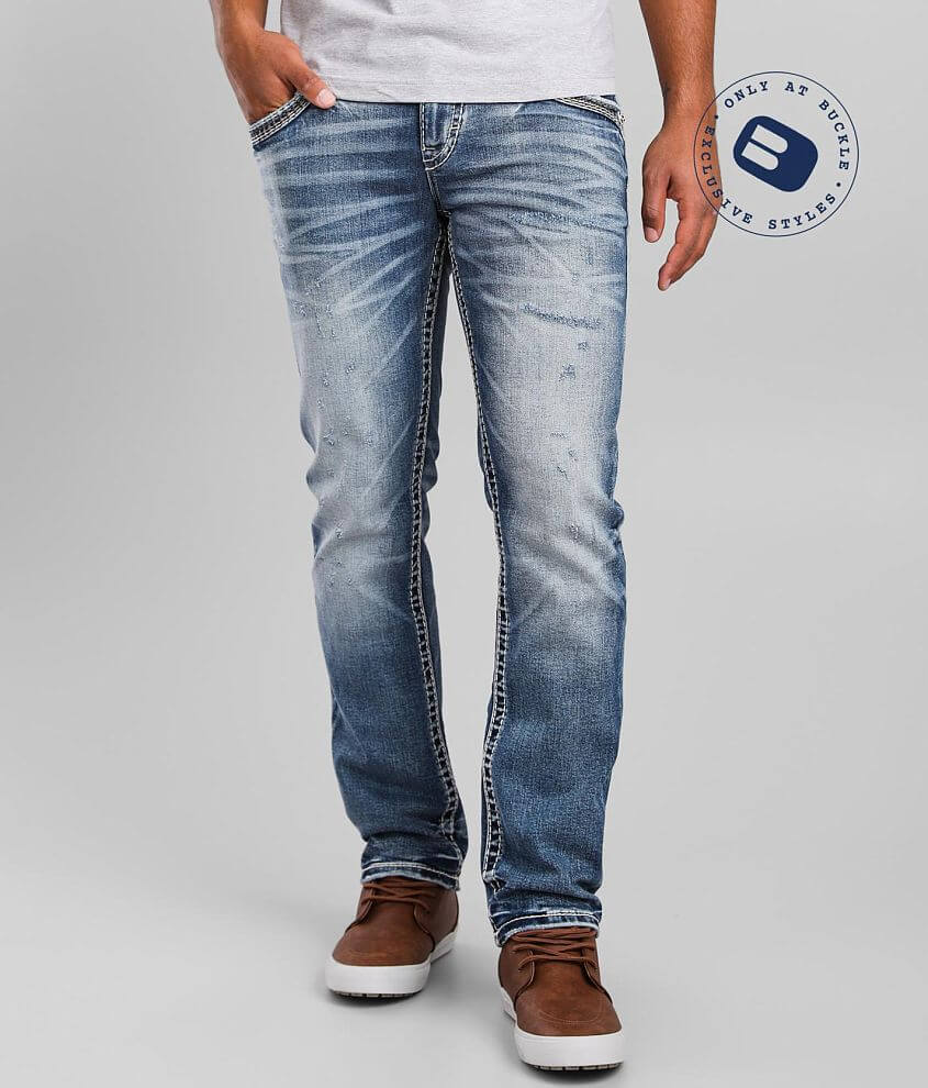 [Rock Revival] Dimitri Slim Straight Jax Distressed Men’s deals Jeans