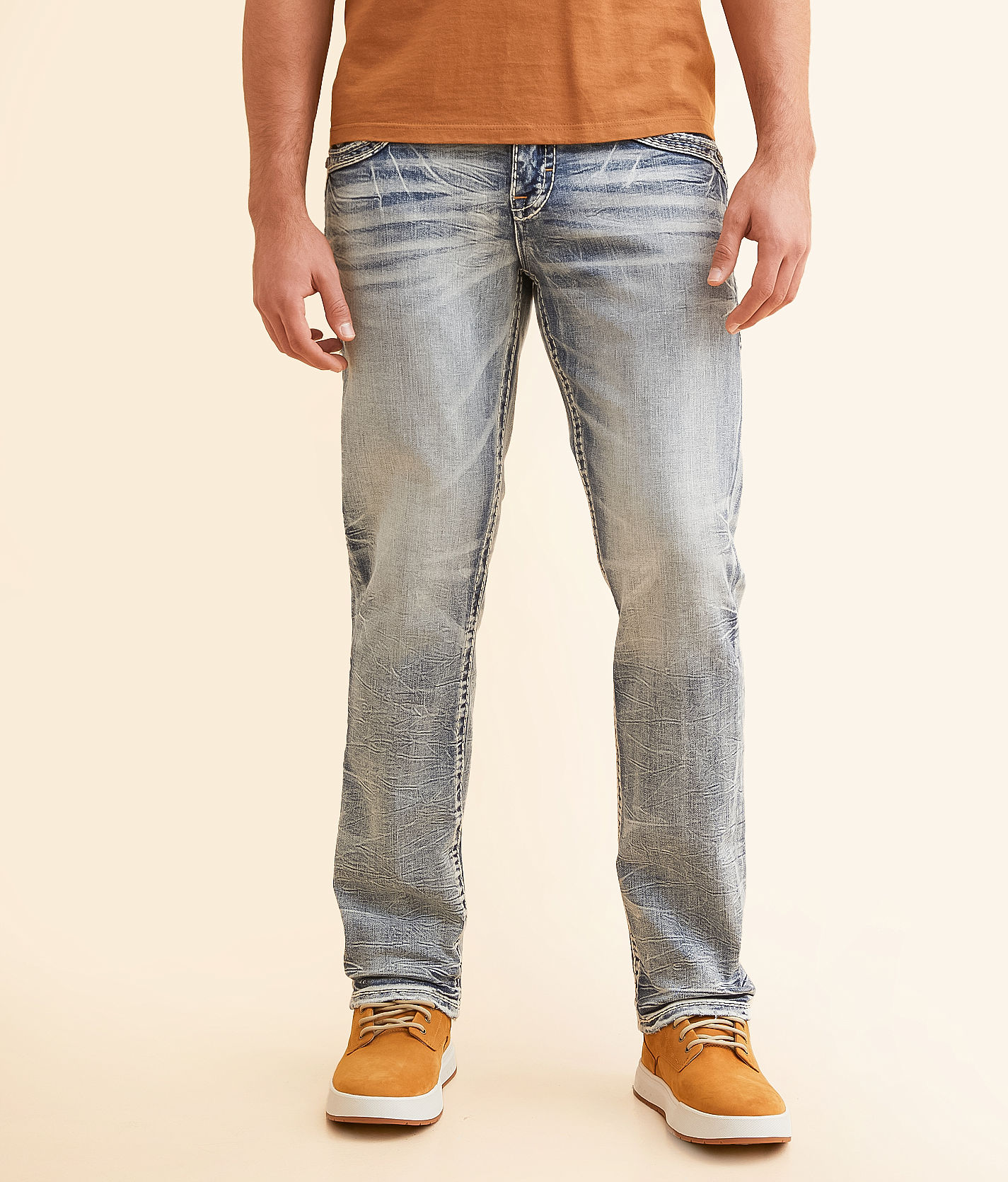 Rock Revival Kenton Straight Stretch Jean - Men's Jeans in Rock Revival Kenton Straight Stretch Jean - Men's Jeans in