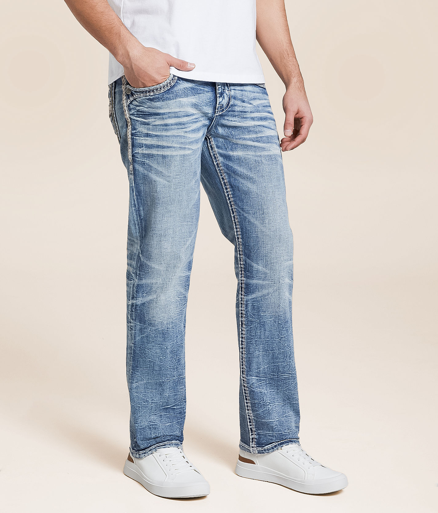 Rock Revival Rimfire Straight Stretch Jean - Men's Jeans in