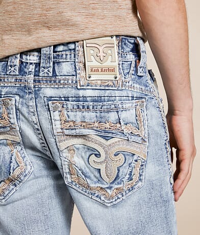 Rock Revival Darius Boot Stretch Jean back pocket view