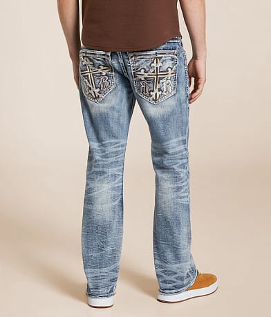 Rock Revival Kellan Boot Stretch Jean back view