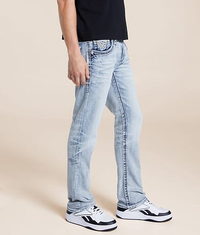 Rock Revival Shane Straight Stretch Jean full right side view
