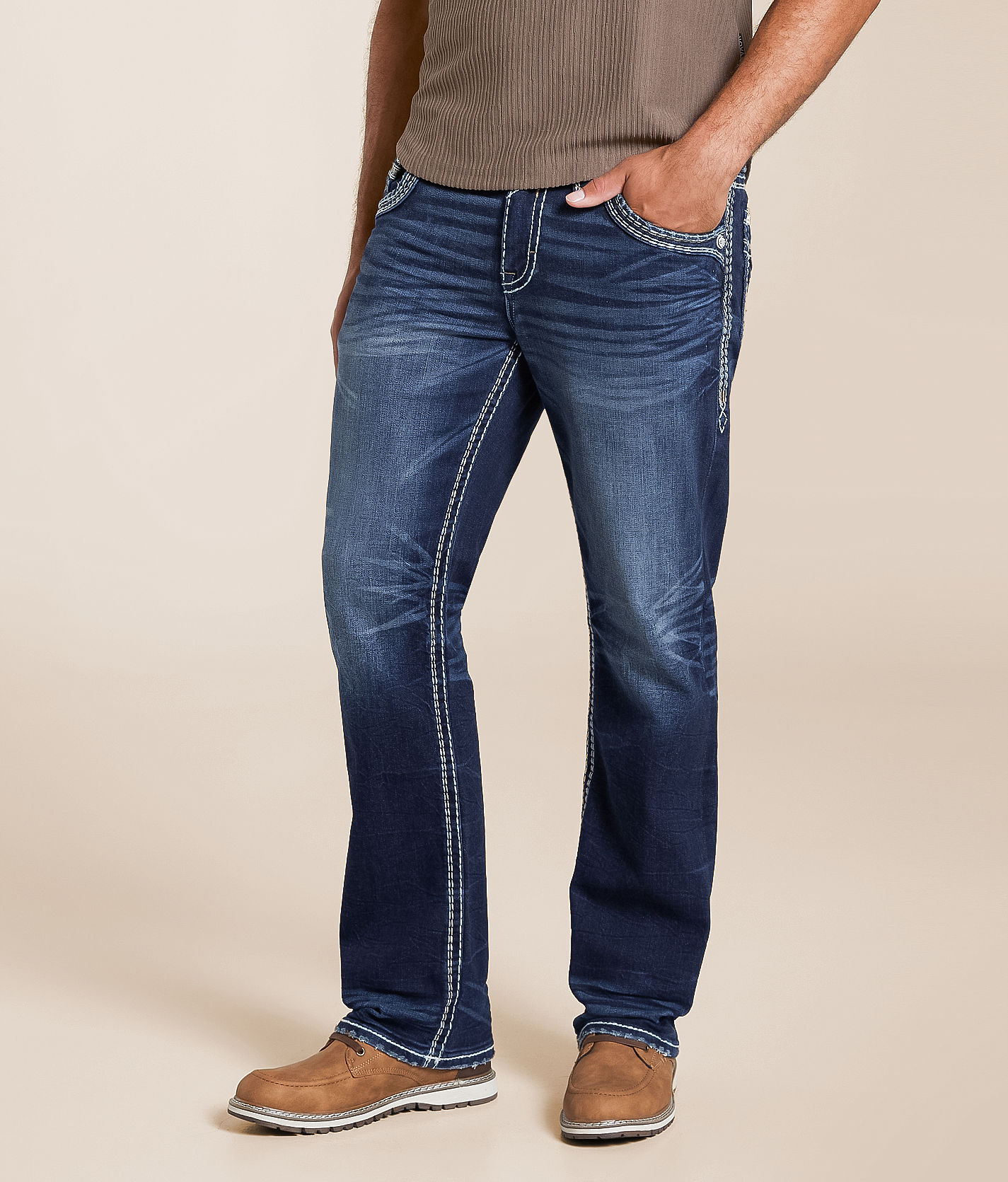 Rock Revival Zion Boot Stretch Jean - Men's Jeans in Zion