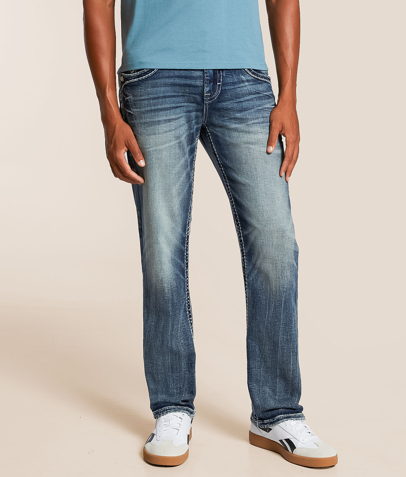 Rock Revival Parker Straight Stretch Jean - Men's Jeans in Parker