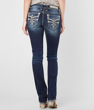 Rock Revival Silana Straight Stretch Jean back view