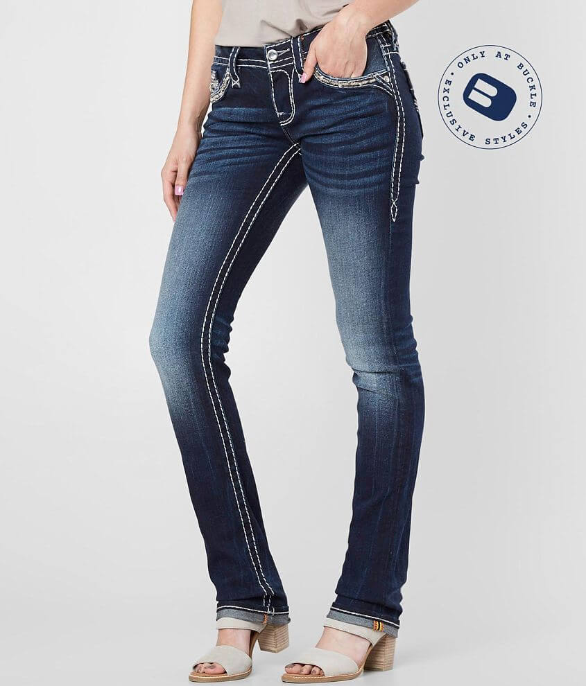 Rock Revival Silana Straight Stretch Jean front view