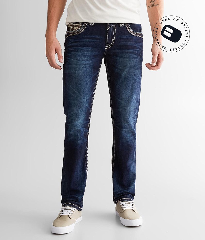 Rock Revival Satellite Slim Straight Stretch Jean front view