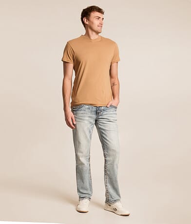 Men's Rock Revival Light Wash Jeans | Buckle