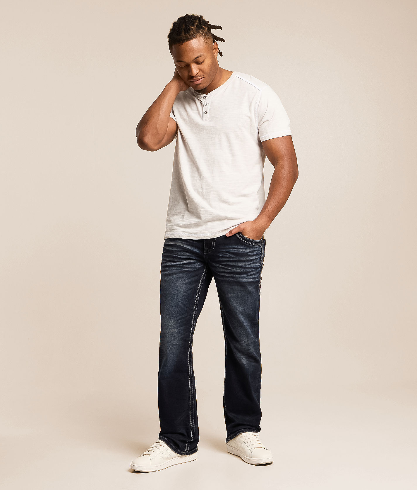 Rock Revival Brooks Boot Stretch Jean - Men's Jeans in Brooks B202