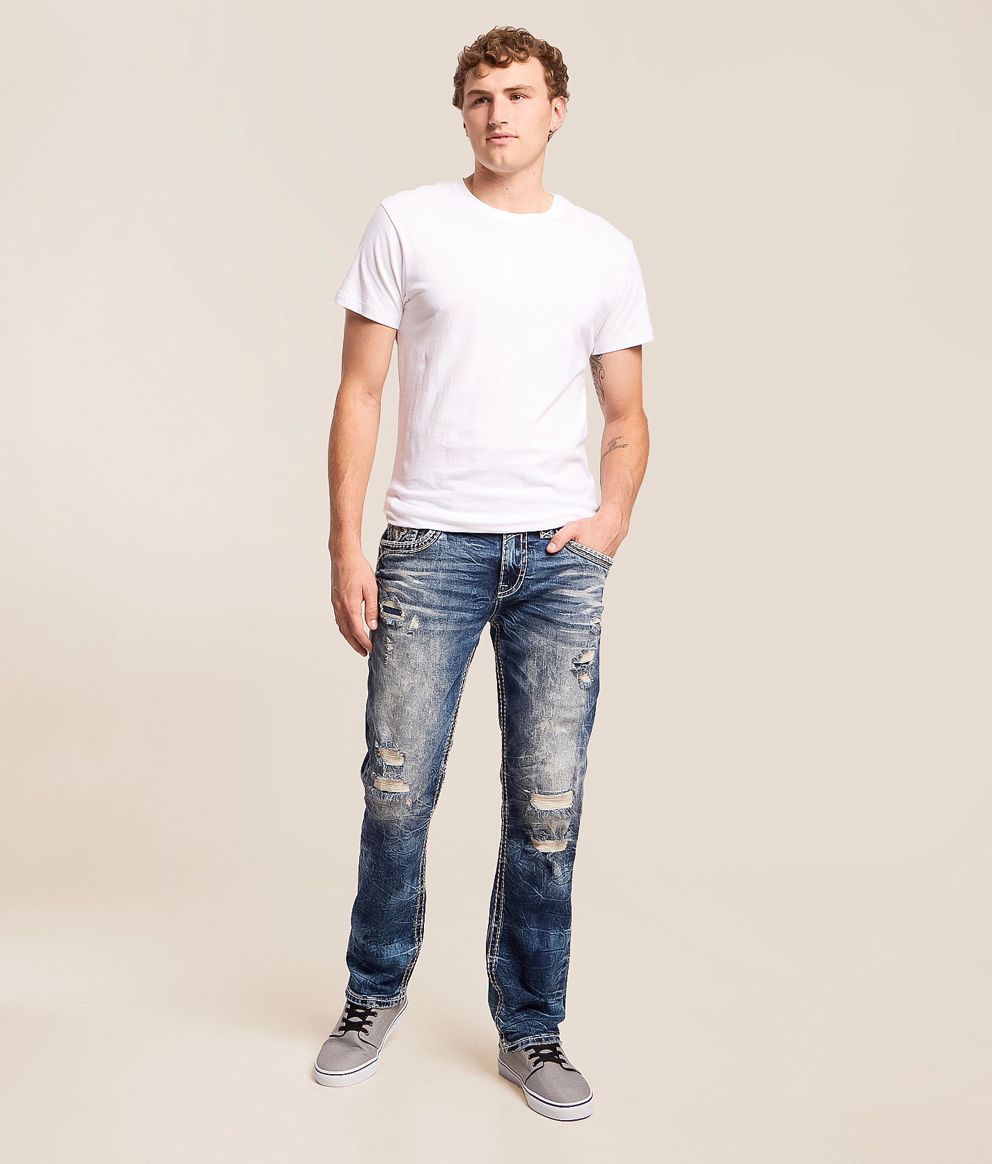 Rock Revival Hendrix Straight Stretch Jean - Men's Jeans in