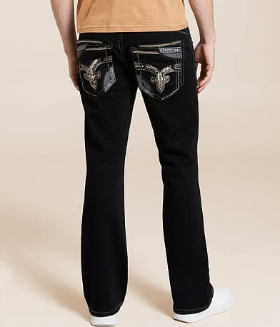 Rock Revival Quinlan Slim Boot Stretch Jean back view