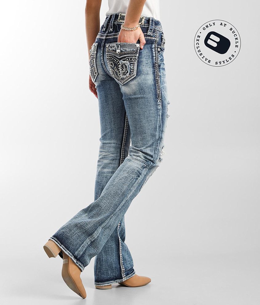 Rock Revival Ferry Mid-Rise Boot Stretch Jean front view