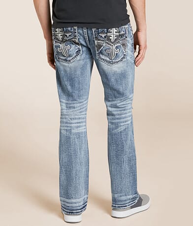 Rock Revival Jethro Slim Boot Stretch Jean back view