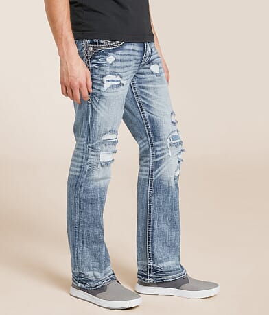 Rock Revival Jethro Slim Boot Stretch Jean full left side view