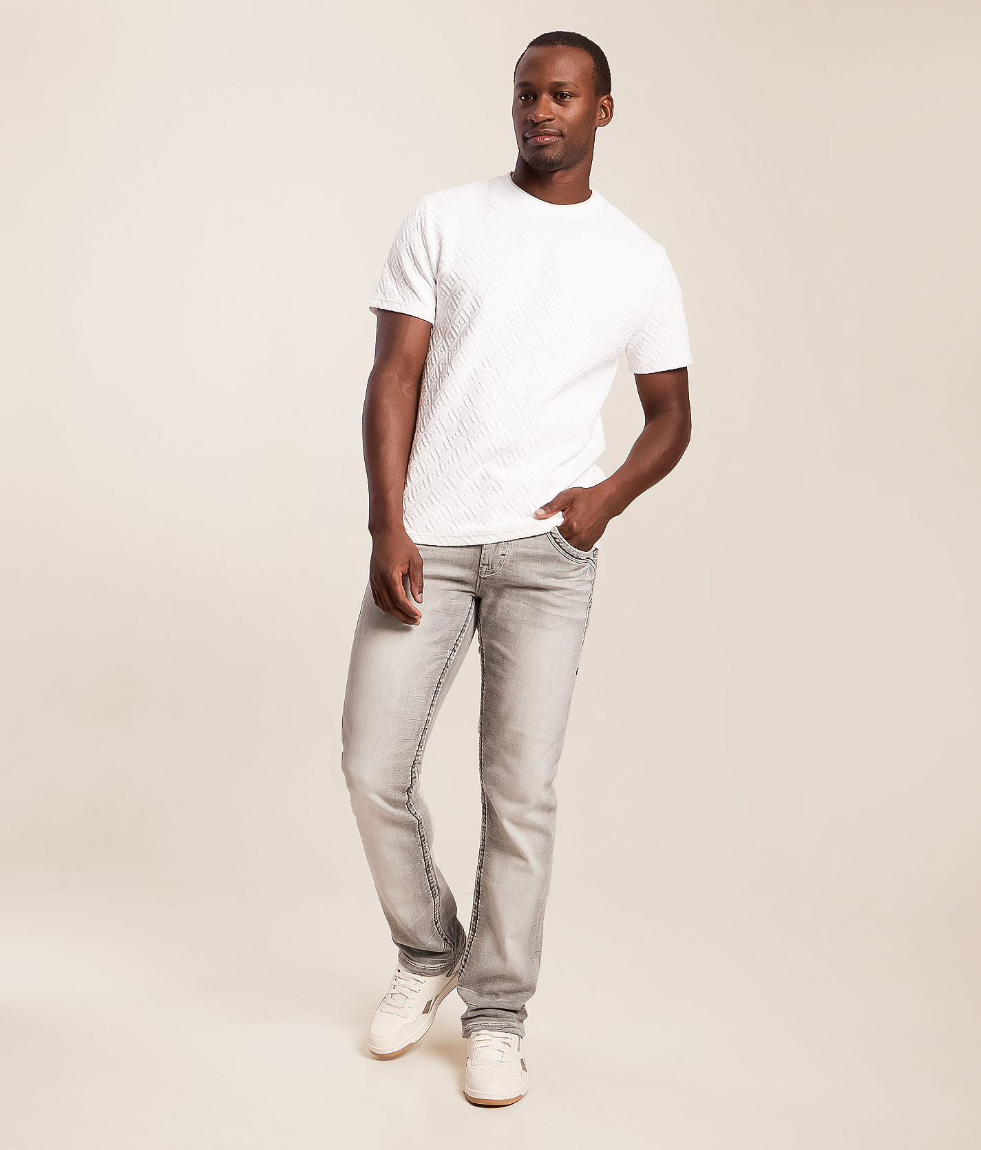 Rock Revival Eisen Straight Stretch Jean - Men's Jeans in Eisen
