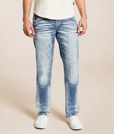 Rock Revival Alonzo Relaxed Taper Stretch Jean front view