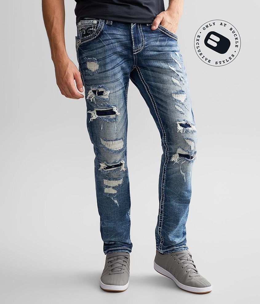Rock Revival Reeves Slim Straight Stretch Jean front view