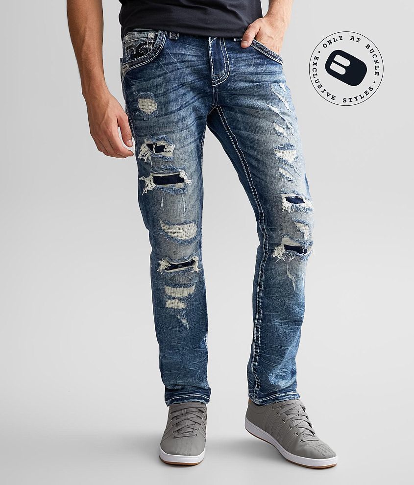 Rock Revival Reeves Slim Straight Stretch Jean - Men's Jeans in