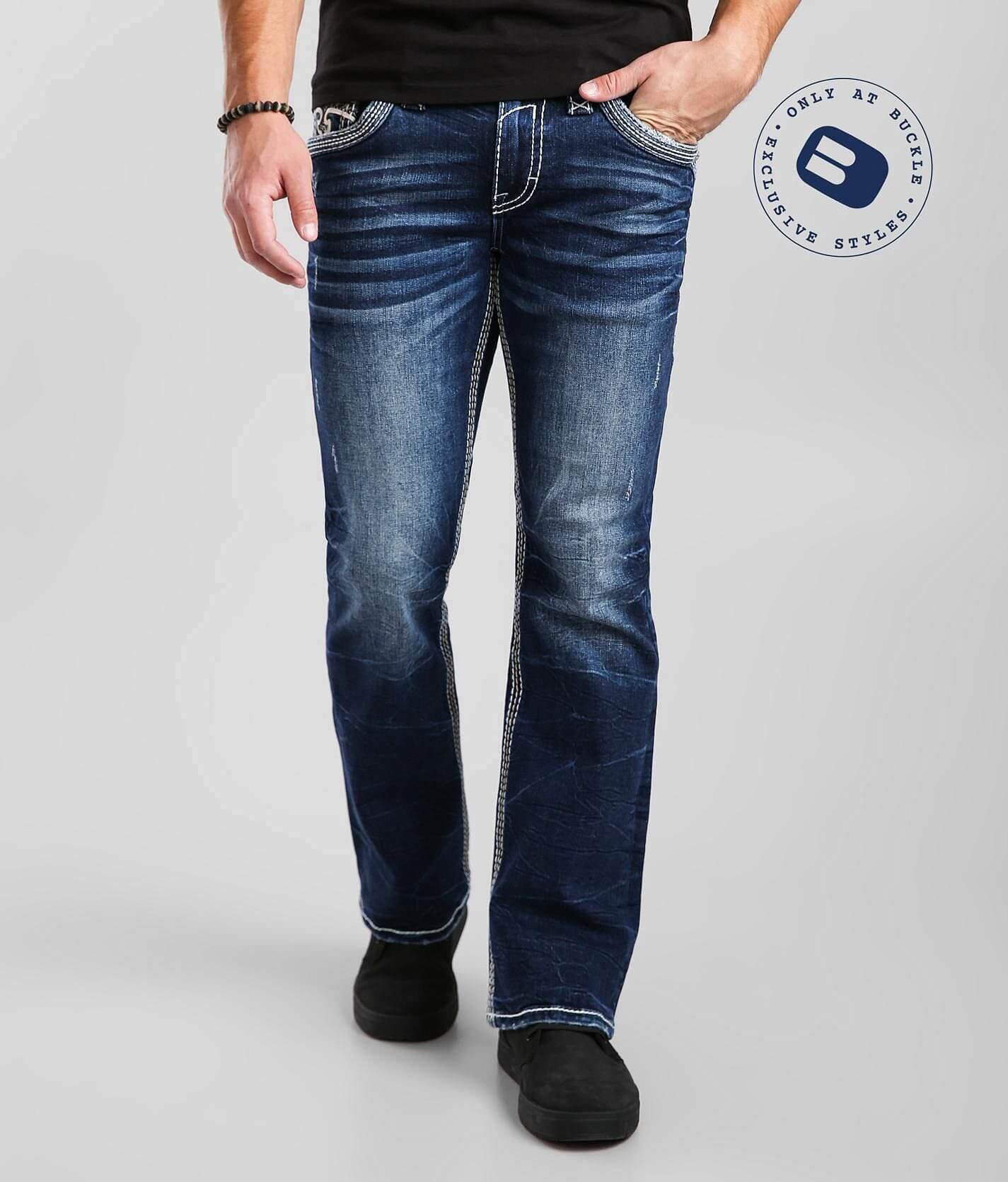 Rock revival mens store slim bootcut jeans