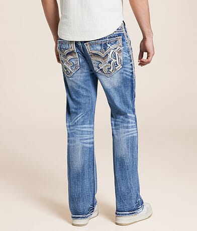 Rock Revival Baylor Slim Boot Stretch Jean back view