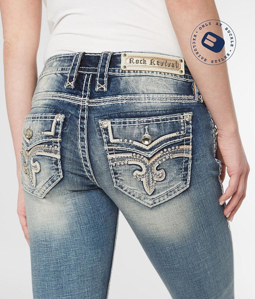Rock Revival Pecola Straight Stretch Jean front view