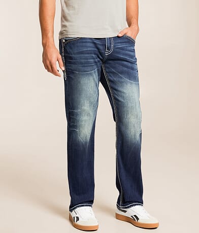 Rock Revival Samuel Relaxed Taper Stretch Jean front view