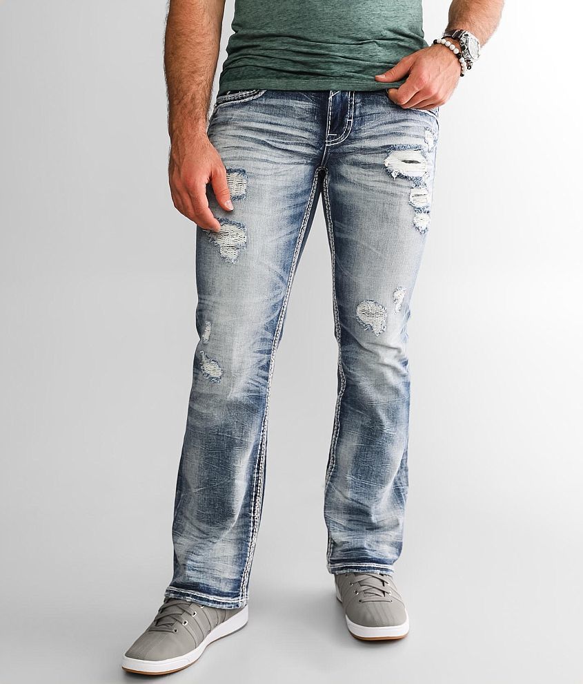 Rock Revival Fincher Slim Boot Stretch Jean front view