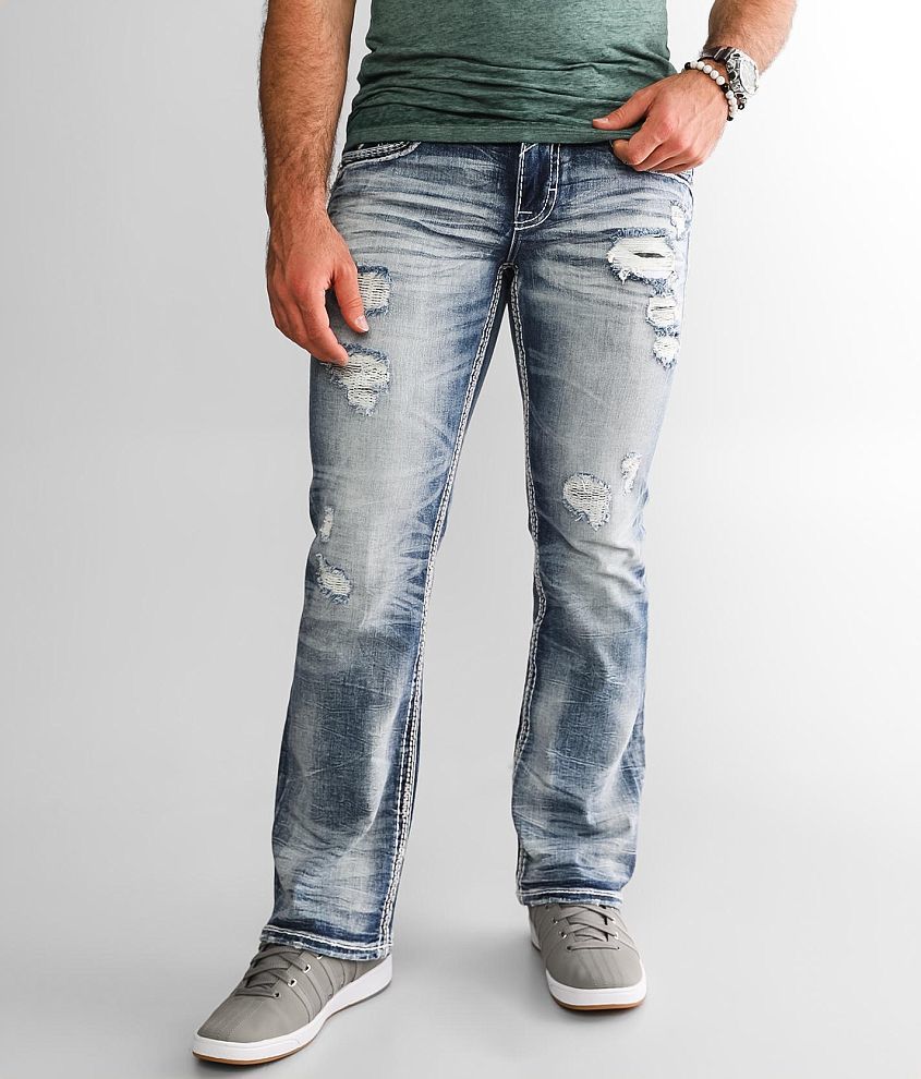 Rock Revival Fincher Slim Boot Stretch Jean - Men's Jeans in Fincher SB205